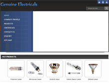 Tablet Screenshot of lampstubesindia.com